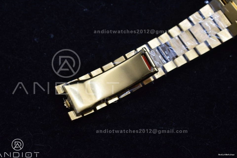 ARF Bracelet VR3255 President Black Weight) Crystal (Gain Best Date Day YG 1:1 Soft 228238 40 On Dial 656 Edition 0124